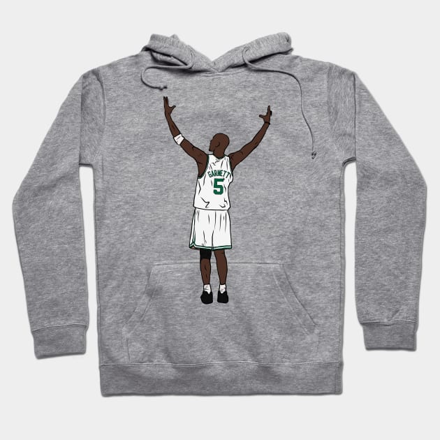 Kevin Garnett Embrace the Crowd Hoodie by rattraptees